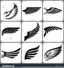 Simple Wings Clipart Image