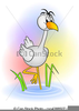 Crane Cartoon Clipart Image