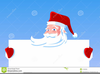 Santa Claus Banner Clipart Image