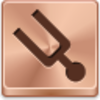 Free Bronze Button Tuning Fork Image