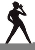 S Girl Dancing Clipart Image