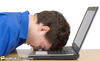 Banging Head Against Wall Clipart Image