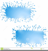 Water Splashes Clipart Image
