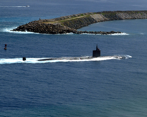 Uss Tucson - Transit To Apra Harbor, Guam Image