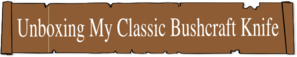 Woodmans Bushcraft Scroll Clip Art