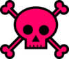 Skull With Crossbones Clip Art