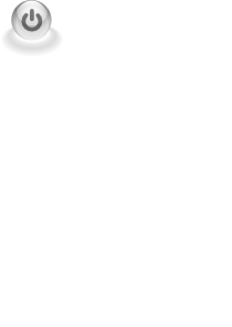 Gray Power Button Clip Art