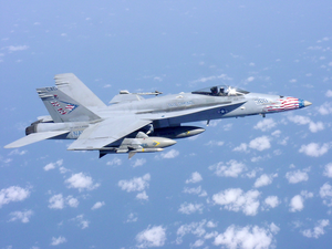 Uss Stennis - Hornet In Flight Image