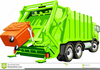 Roll Off Truck Clipart Image