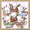 Christmas Tea Party Clipart Image