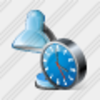 Icon Desk Lamp Clock Image