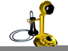 Free Antique Telephone Clipart Image