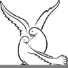 Wedding Dove Clipart Image