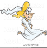 Runaway Bride Clipart Image