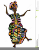 Folk Dancing Clipart Image