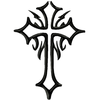 Upside Down Cross Clipart Image