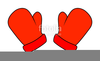 Winter Glove Clipart Image