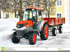 Kubota Tractor Clipart Image