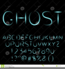 Halloween Font Clipart Image
