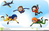 Clipart Skydivers Image