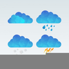 Raining Cloud Clipart Image