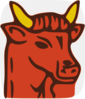 Bull Head Clip Art