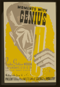 Moments With Genius Written By The Illinois Writers Project : Presented By The Museum Of Science & Industry / D.s. Clip Art