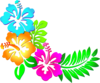 Hibiscus Corner Clip Art