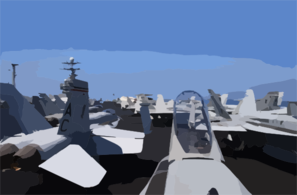 Uss Harry S. Truman (cvn 75) Pulls Alongside The Military Sea Lift Command Combat Stores Ship Usns Spica (t-afs 9) For An Underway Replenishment (unrep) Clip Art