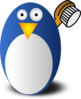 Blue Penguin Clip Art