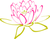 Abstract Lotus Clip Art