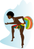 African Dancer Clip Art