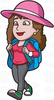 Free Backpacker Clipart Image