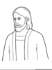 Lds Clipart Jesus Black White Image