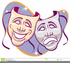 Clipart Drama Masks Image