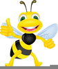 Cute Honey Bee Clipart Image