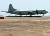 A U.s. Navy P-3c Orion Patrol Aircraft Takes Off On A Mission From A Forward Deployed Location In Support Of Operation Enduring Freedom. Image