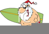 Moving Santa Clipart Image