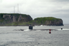 Uss City Of Corpus Christi (ssn 705) Passes The Apra Harbor Breakwater At Orote Point Image