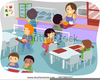 Cafeteria Lunch Clipart Image