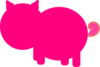 Pink Pig Clip Art