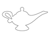 Genie Bottle Clipart Image