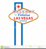 Vegas Sign Clipart Image