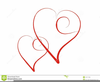 Wedding Hearts Clipart Image