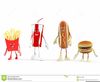 Funny Fast Food Clipart Image