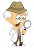 Detective Spy Glass Clipart Image