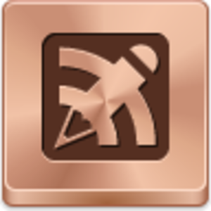 Blog Writing Button Icon Image