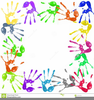 Clipart Handprints Image