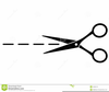 Scissors Black And White Clipart Image