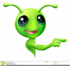 Green Alien Clipart Image